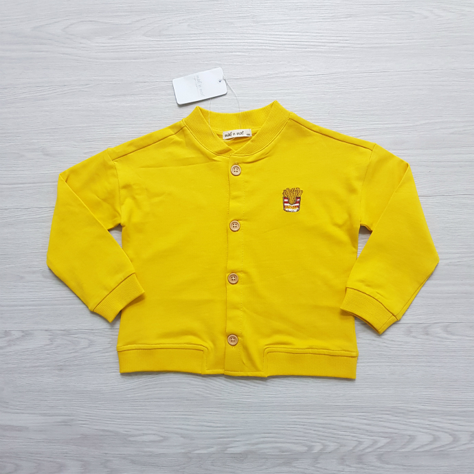 MARI SMORI Girls Sweat Shirt (YELLOW) (100 cm to 150 cm)