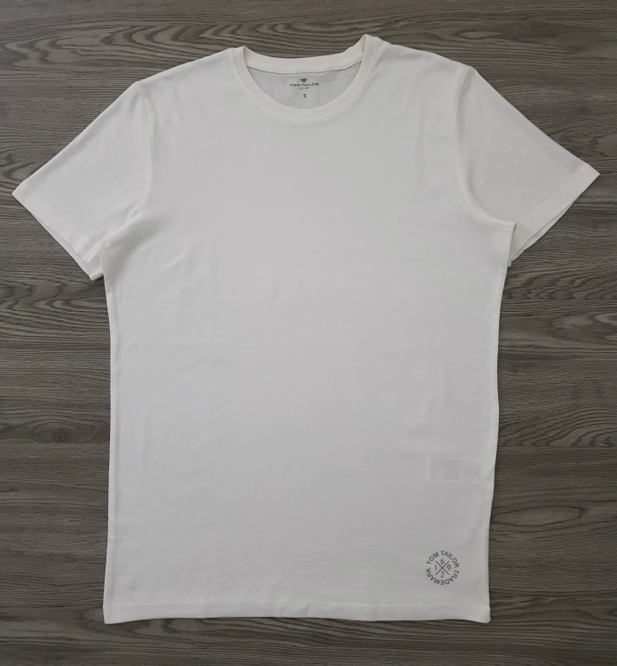 TOM TAILOR Mens T-Shirt (WHITE) (S - M - L - XL - XXL - 3XL)