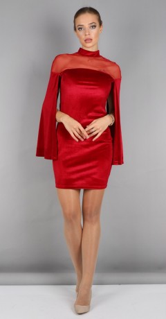 MIXVIRACE Ladies Turkey Dress (RED) (S - M - L - XL)