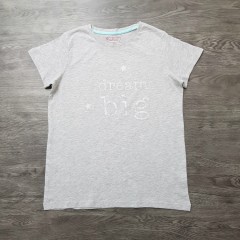 MO BODY Ladies T-Shirt (GRAY) ( M - L - XL)