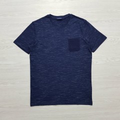THE BASICS Mens T-Shirt (NAVY) (S - M - L - XL - XXL - 3XL)