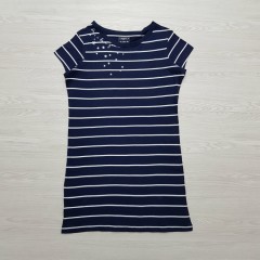 COLLECTION Girls Long T-Shirt (NAVY) (8 to 22)