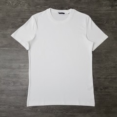 THE BASICS Mens T-Shirt (WHITE) (S - M - L - XL - XXL)