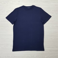 THE BASICS Mens T-Shirt (NAVY) (S - L - XL - XXL)