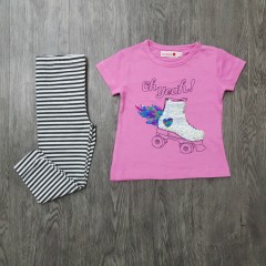 BOBOLI Girls 2 Pcs Pyjama Set (PINK) (2 to 8 Years)