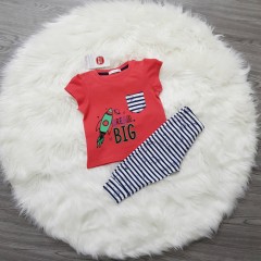 COOL CLUB Girls 2 Pcs Pyjama Set (RED - WHITE) (6 Month to 4 Years)