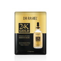 DR RASHEL 24K Gold Radiance & Anti Aging Essence Mask (25g) (MOS)