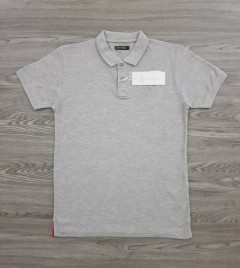 STAY TRUE Mens Polo Shirt (GRAY) (M - L - XL)