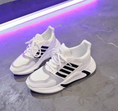 Ladies Shoes (WHITE - BLACK) (36 to 41)