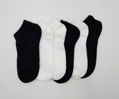 FITTER FIT FOR ME Ladies Sports Socks 6 Pcs Pack (BLACK - WHITE) (ONE SIZE)