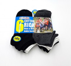 PRO ELITE Girls And Boys Socks 6 Pcs Pack (AS PHOTO) (3 to 14 years)