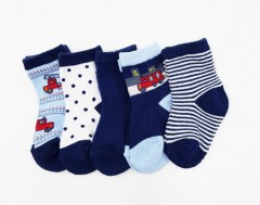 BAROTTI Boys Socks 5 Pack (RANDOM COLOR) (24 to 36 Month)