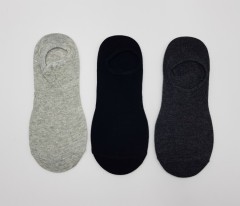 BAROTTI Mens New Invisible Socks 3 Pack (RANDOM COLOR) (FREE SIZE)