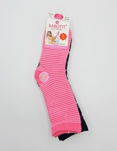 BAROTTI Girls Socks 5 Pcs Pack (AS PHOTO) (7 to 9 Years)