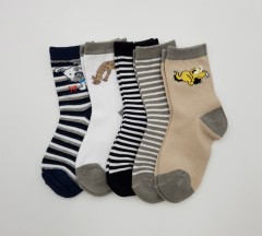 BAROTTI Boys Socks 5 Pcs Pack (AS PHOTO) (3 to 5 Years)