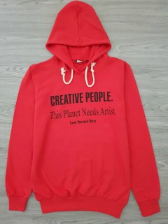 HAZARD Ladies Turkey Sweatshirt Printed Hoodie (RED) (S - M - L - XL)
