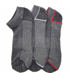 FITTER FIT FOR ME Mens Socks 3 Pcs Pack (GRAY) (FREE SIZE)