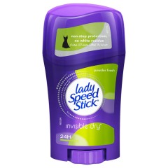LADY SPEED STICK Invisible Dry Stick Powder Fresh Deodorant 40g  (K8)(CARGO)