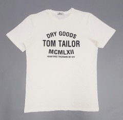 TOM TAILOR Mens T-Shirt (WHITE) (S - M - L)