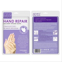 ALIVER Anti Aging Hand Mask Collagen Infused Gloves 18G (EXP: 03.06.2023) (FRH) (Cargo)