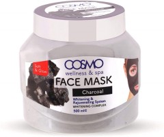 COSMO Charcoal Face Mask 500ML (EXP: 21.12.2022) (MOS)
