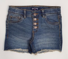 BLUE CANDY Girls Jeans Short (DARK BLUE) (8 to 14 Years)