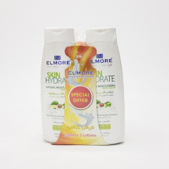 2 Pcs Set Elmore Skin Hydrate Body Lotion 250-ml×2(CARGO)