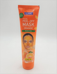 Facial Peel Off Mask Gold + Orange for Radiant Skin With Active Natural Ingredients 5 Oz (Pack of 2) (Cargo)