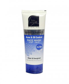 Face Wash-Clean and Energized-Ance and Oil Control-Whitening-For Men , 100ML , FL.OZ 3.4
