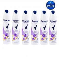 Live Selling 6 Pcs Bundle Rexona Happy Bouquet Deodorant 150ml (Cargo)