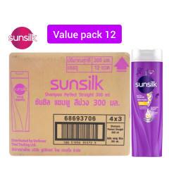 Live Selling 12 Pcs Bundle SUNSILK Shampoo Perfect Straight 300 ml (Cargo)