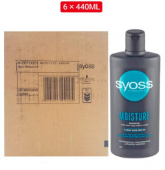 Live Selling 6 Pcs Bundle Syoss Moisture Shampoo 440ml  (Cargo)