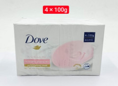 4 Pcs Bundle Dove Pink Beauty Bar Soap  100g (Cargo)